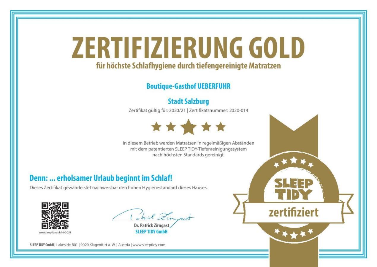 Boutique-Gasthof Ueberfuhr Salzburg Eksteriør bilde